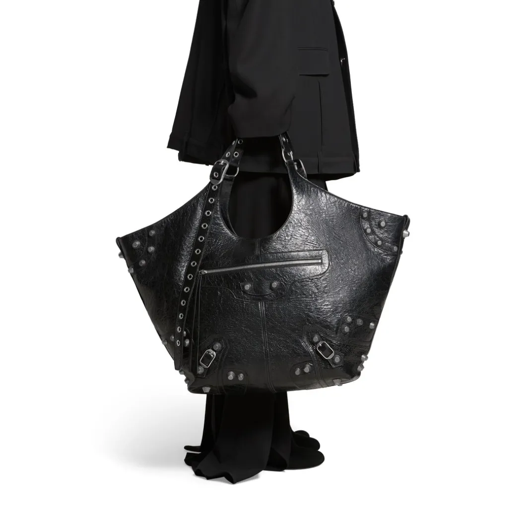 Borsa Carry All Le Cagole Grande da Donna in Nero