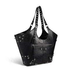 Borsa Carry All Le Cagole Grande da Donna in Nero