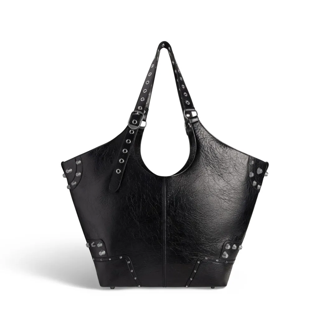 Borsa Carry All Le Cagole Grande da Donna in Nero