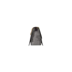 Borsa Con Catena Crush Media da Donna in Grigio Scuro