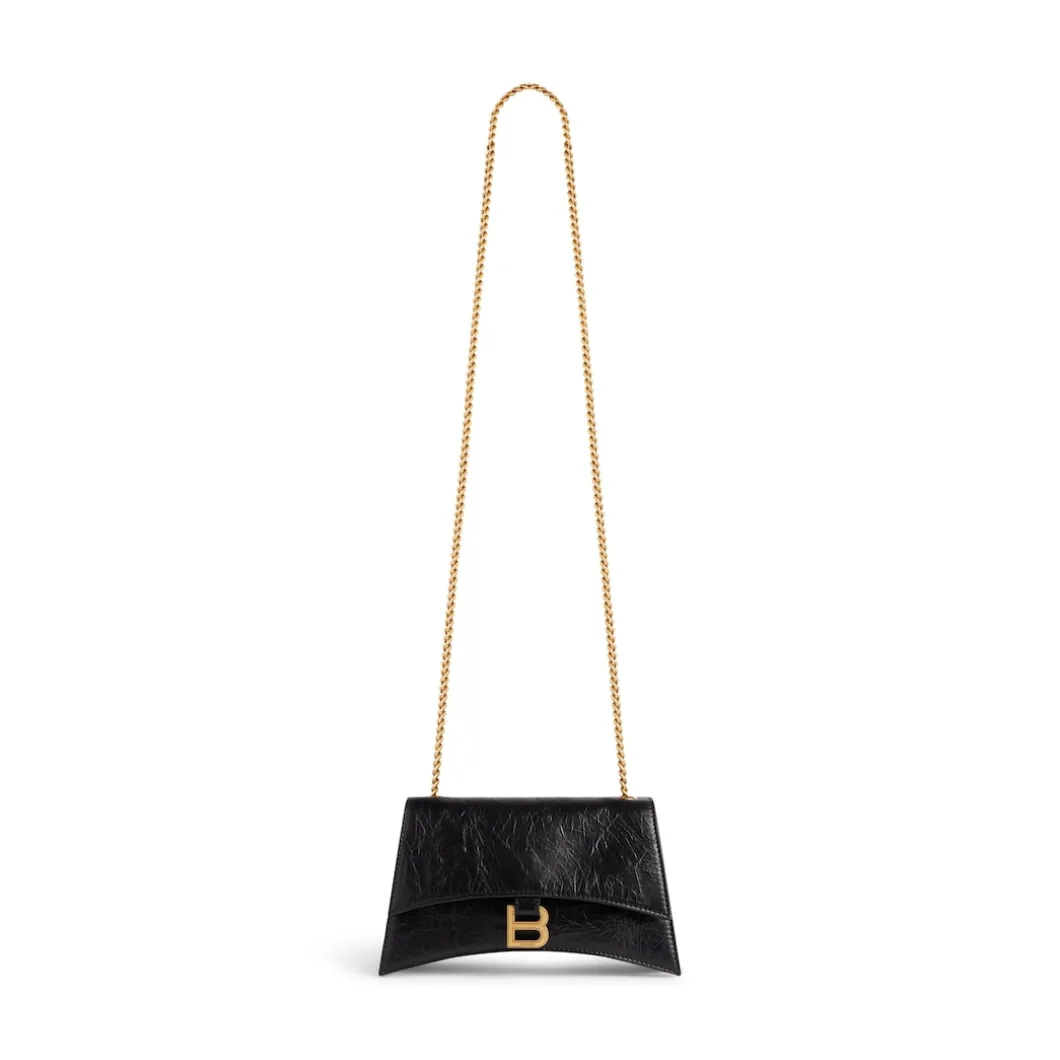 Borsa Con Catena Crush Xs da Donna in Nero