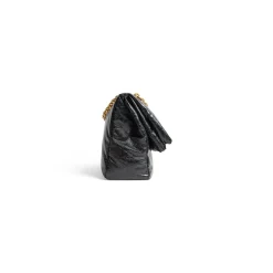 Borsa Con Catena Monaco Media da Donna in Nero