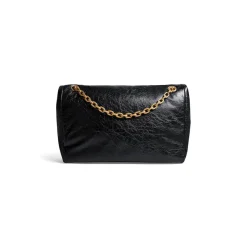Borsa Con Catena Monaco Media da Donna in Nero