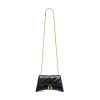 Borsa Crush Con Catena Xs Trapuntata   da Donna in Nero