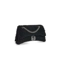 Borsa Crush Piccola Con Catena  da Donna in Nero