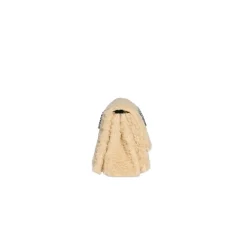 Borsa Crush Piccola Con Catena  da Donna in Beige