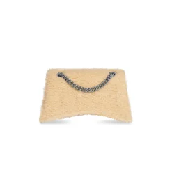 Borsa Crush Piccola Con Catena  da Donna in Beige