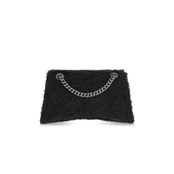 Borsa Crush Piccola Con Catena  da Donna in Nero