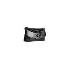 Borsa Flap Bb Soft Piccola  in Nero