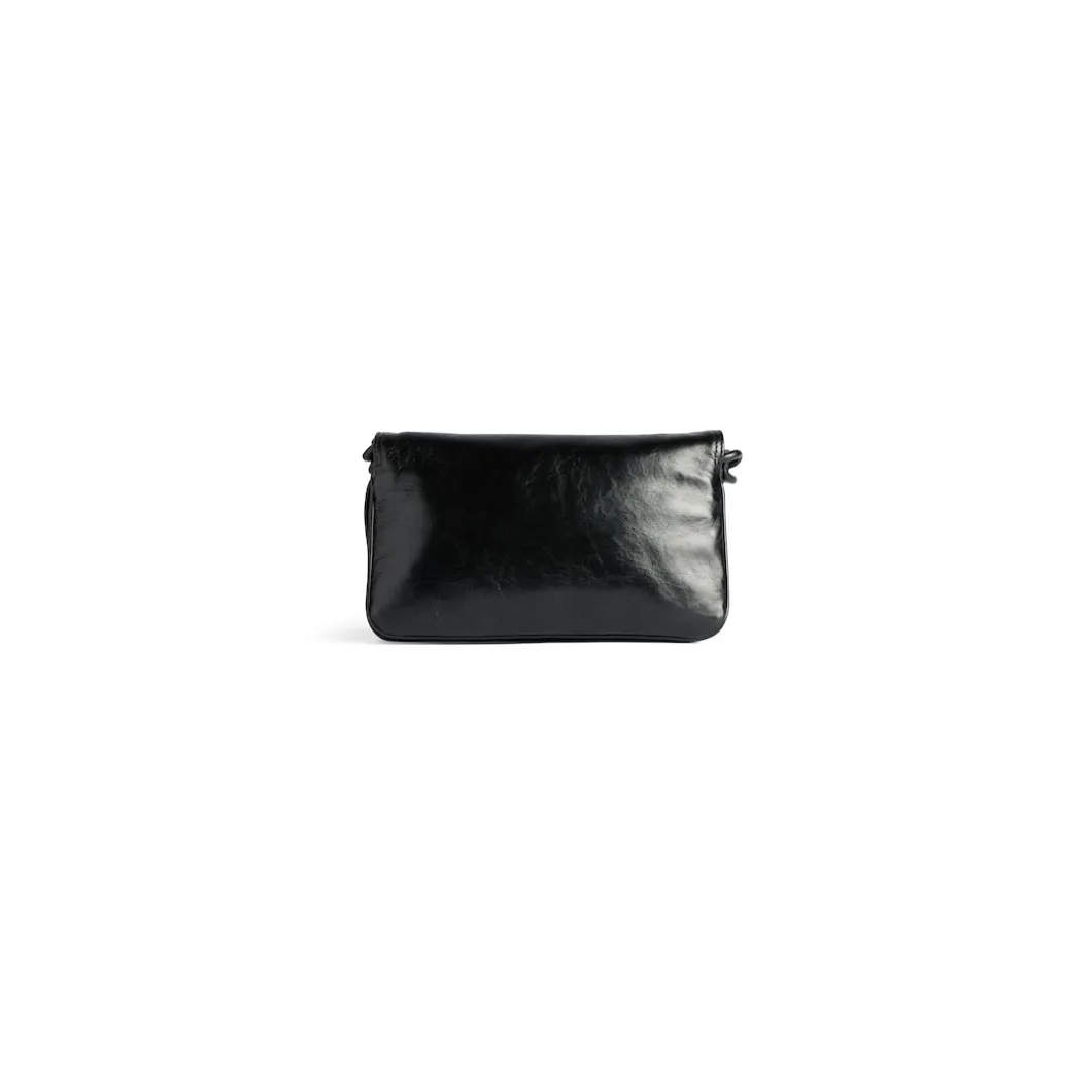 Borsa Flap Bb Soft Piccola in Nero