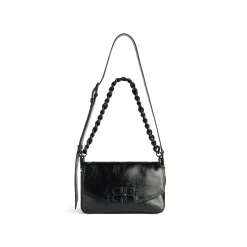 Borsa Flap Bb Soft Piccola in Nero