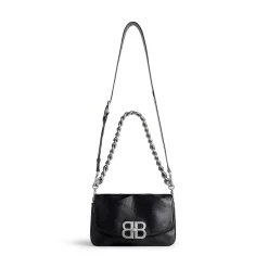 Borsa Flap Bb Soft Piccola  da Donna in Nero