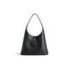 Borsa Hobo North-south Locker Media da Donna in Nero