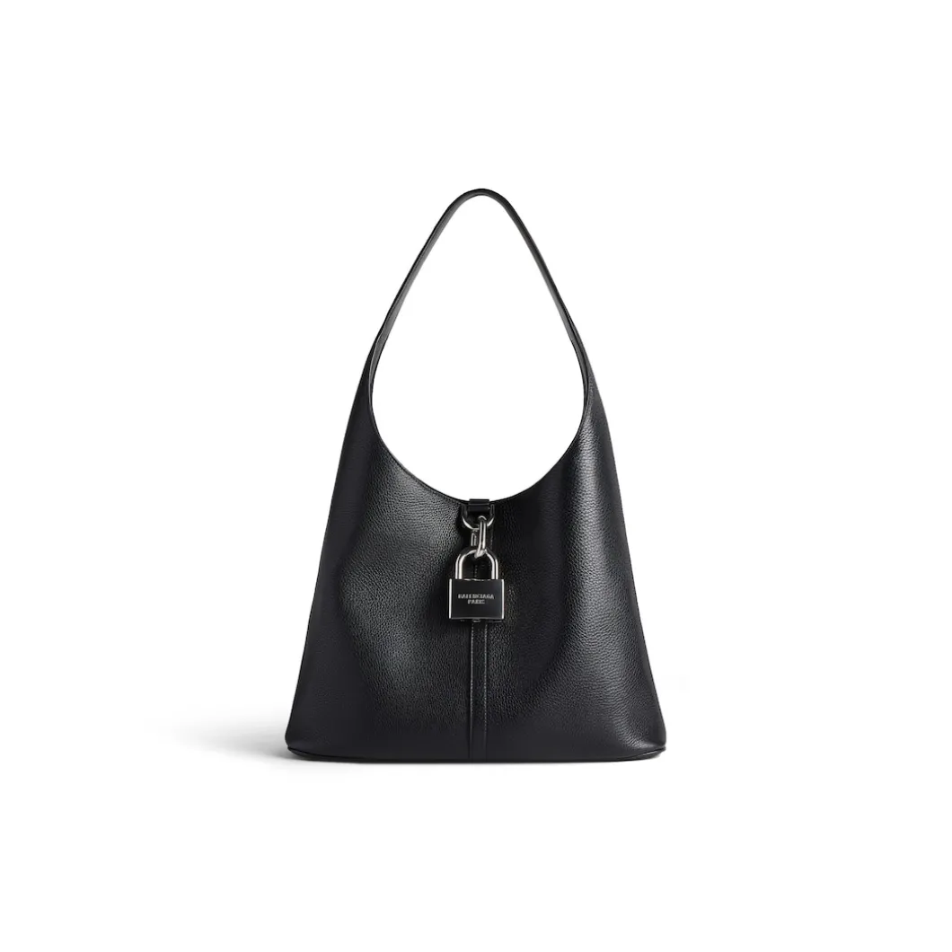 Borsa Hobo North-south Locker Media da Donna in Nero