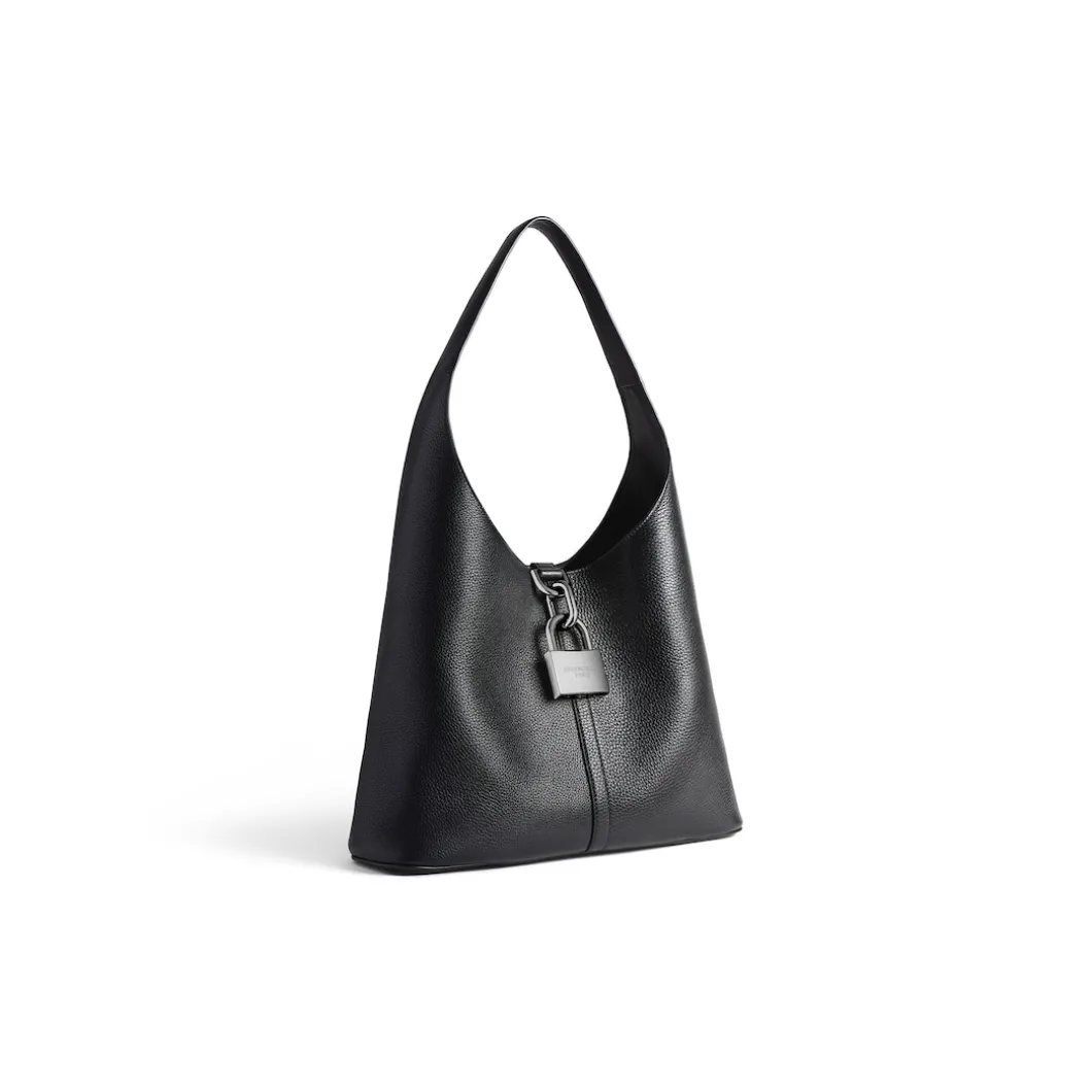 Borsa Hobo North-south Locker Media da Donna in Nero