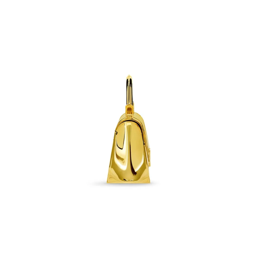 Borsa Hourglass Metal Xs da Donna in Oro