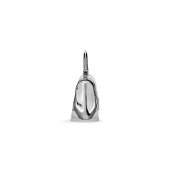 Borsa Hourglass Metal Xs da Donna in Argento