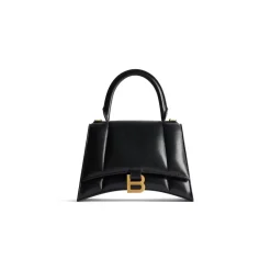 Borsa Hourglass Piccola da Donna in Nero