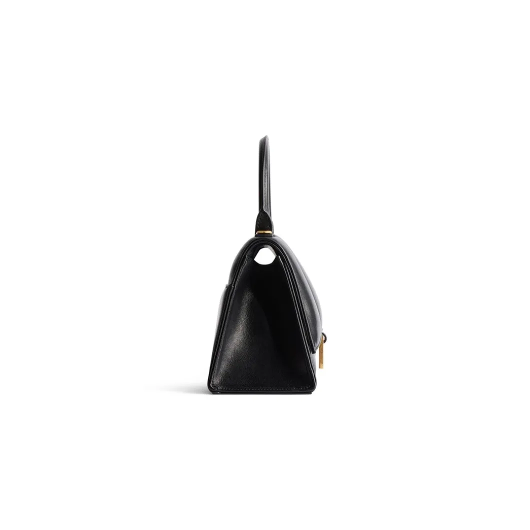 Borsa Hourglass Piccola da Donna in Nero