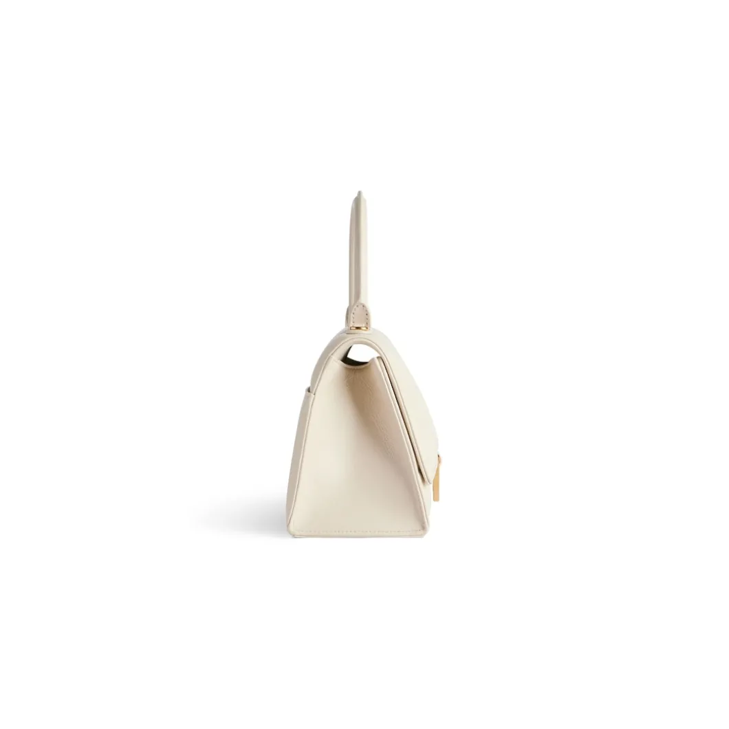 Borsa Hourglass Piccola da Donna in Beige Chiaro