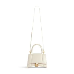 Borsa Hourglass Piccola da Donna in Beige Chiaro