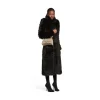 Borsa Hourglass Piccola In Vitello Box da Donna in Beige