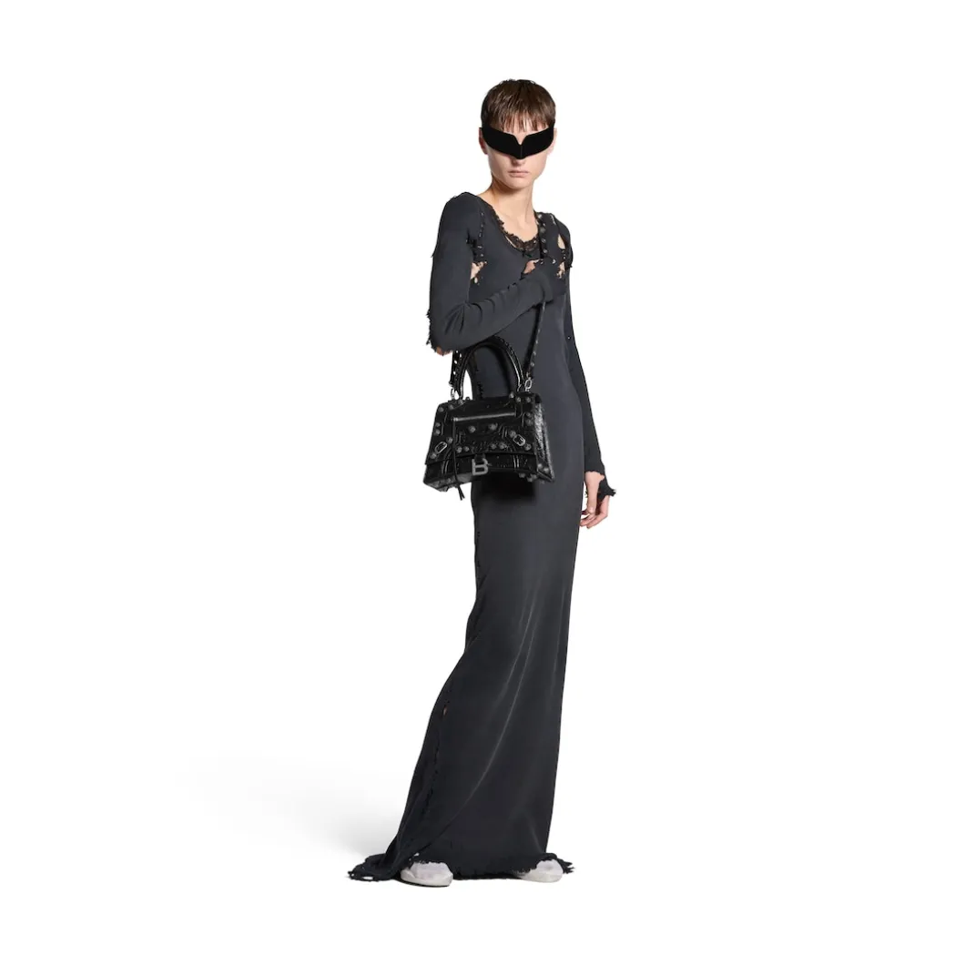 Borsa Hourglass X Le Cagole Media da Donna in Nero