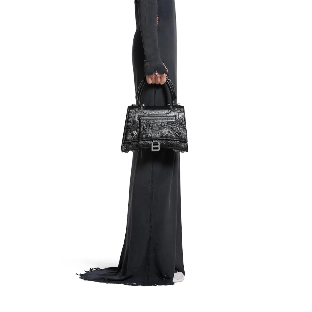 Borsa Hourglass X Le Cagole Media da Donna in Nero