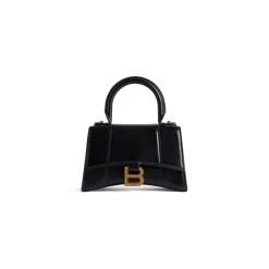 Borsa Hourglass Xs da Donna in Nero