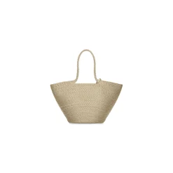 Borsa Ibiza Large Basket da Donna in Beige