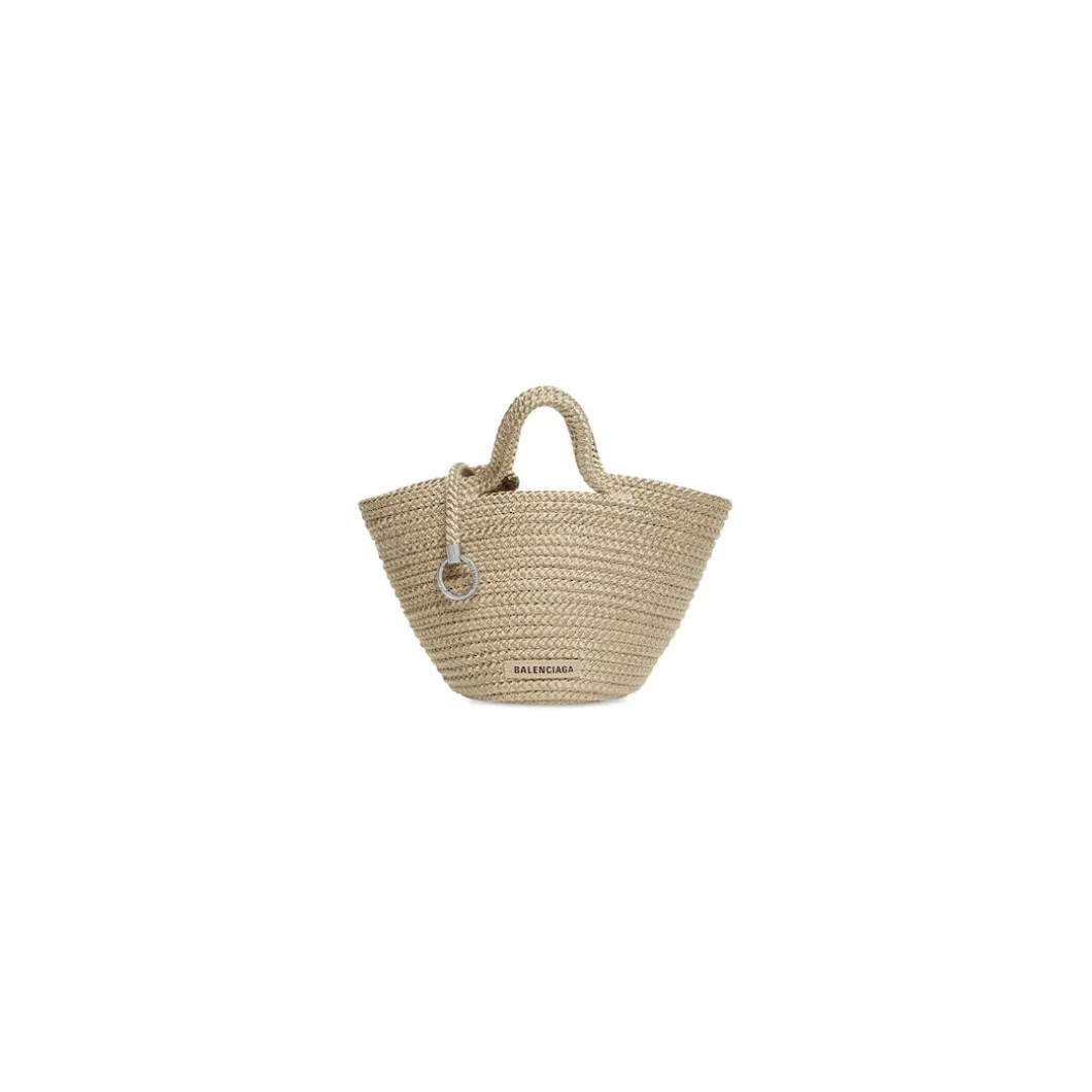 Borsa Ibiza Small Basket Con Tracolla da Donna in Beige