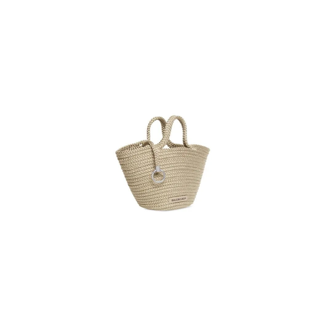 Borsa Ibiza Small Basket Con Tracolla da Donna in Beige