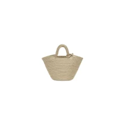 Borsa Ibiza Small Basket Con Tracolla da Donna in Beige