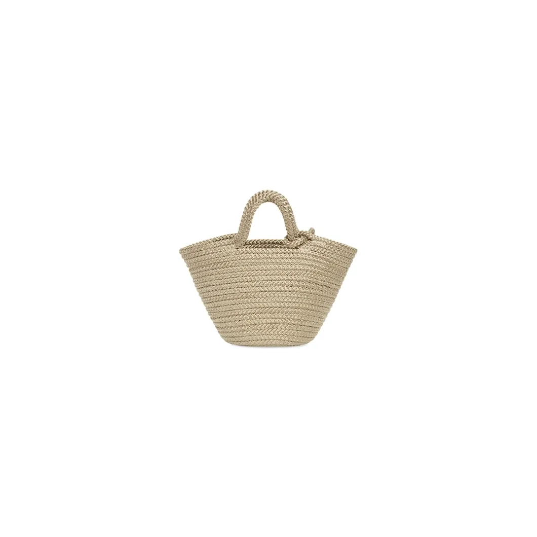 Borsa Ibiza Small Basket Con Tracolla da Donna in Beige