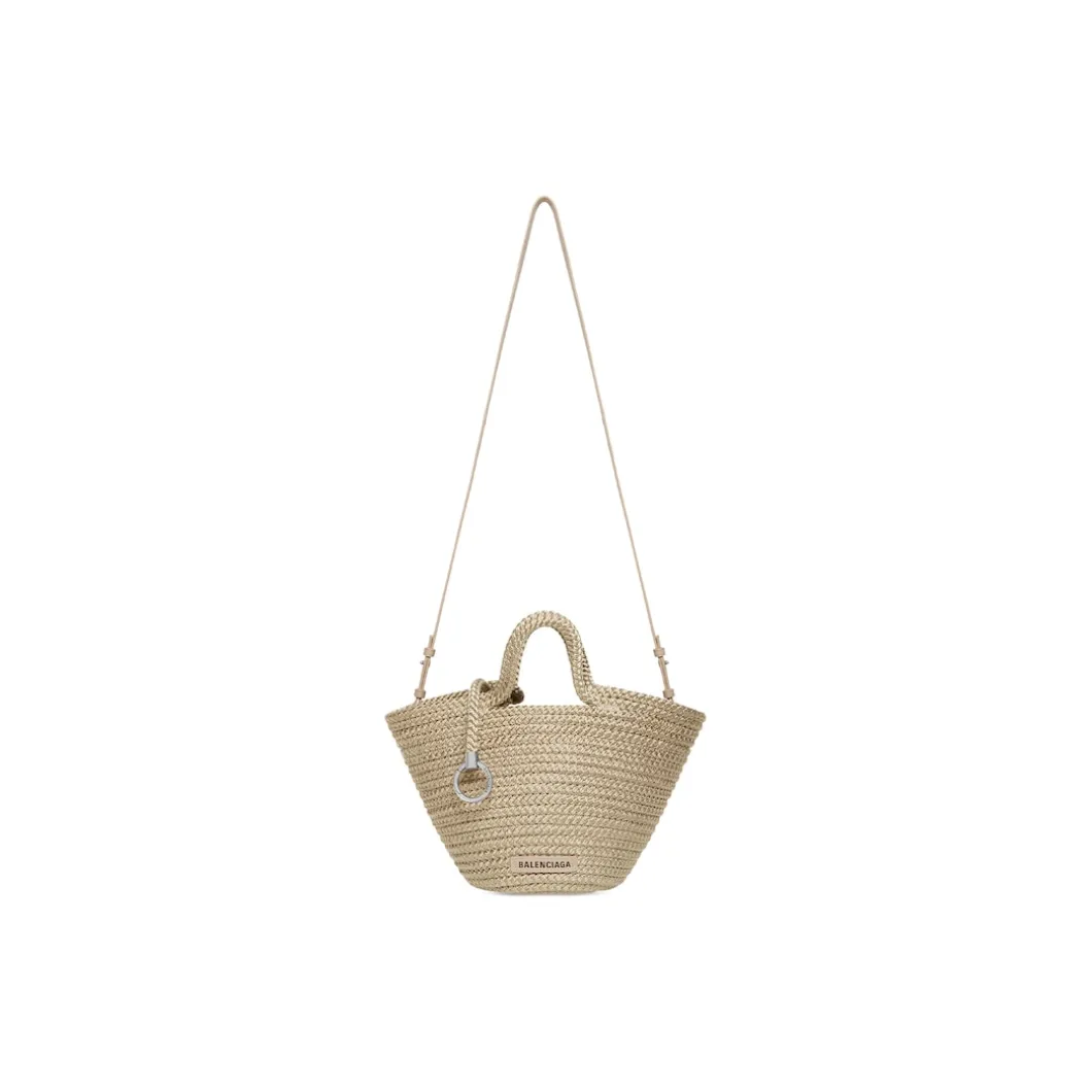 Borsa Ibiza Small Basket Con Tracolla da Donna in Beige