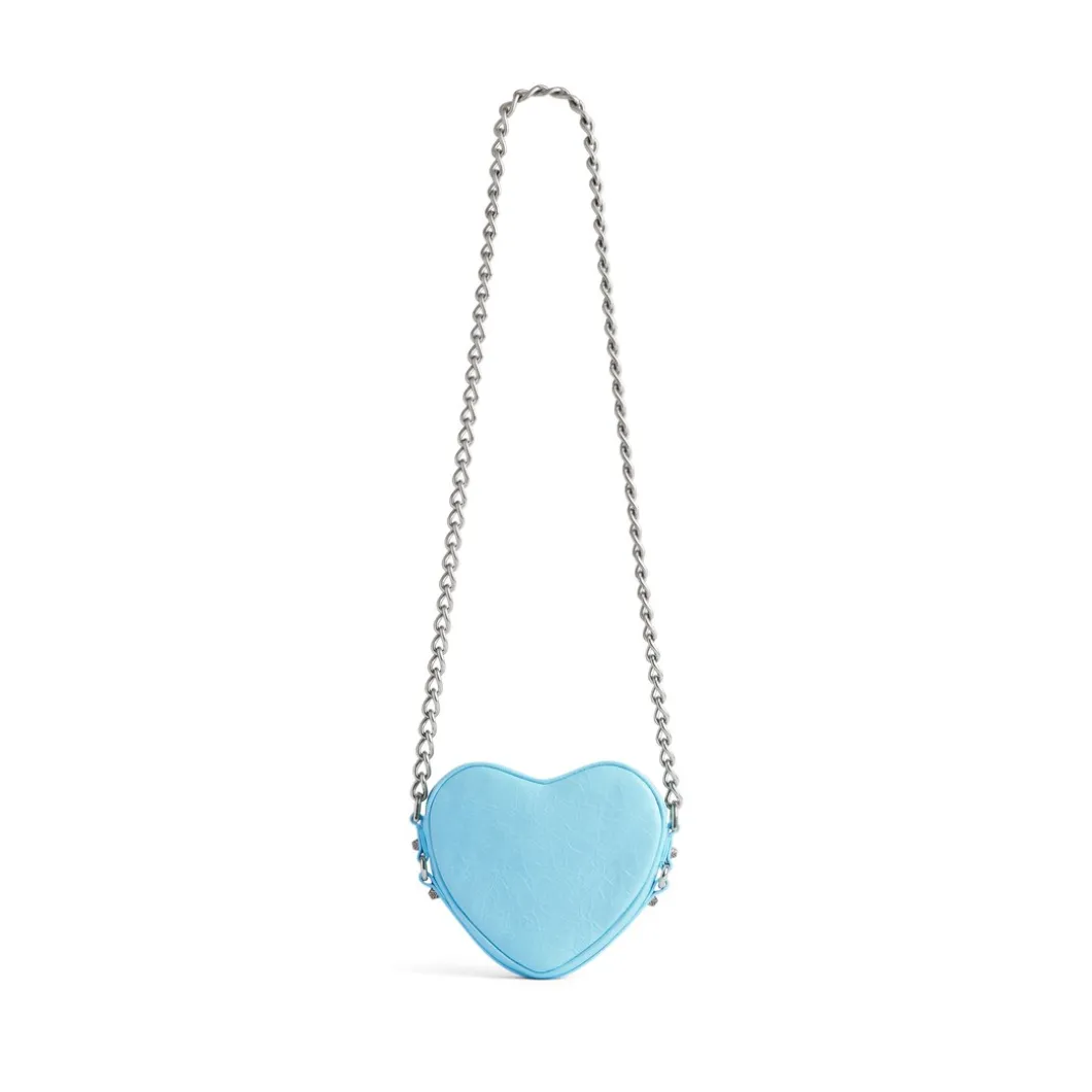 Borsa Le Cagole Heart Mini da Donna in Blu
