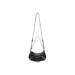 Borsa Le Cagole Mini Con Catena da Donna in Nero