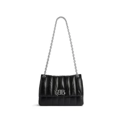 Borsa Monaco Mini Trapuntata  da Donna in Nero