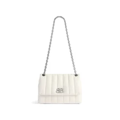 Borsa Monaco Mini Trapuntata  da Donna in Bianco
