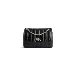 Borsa Monaco Mini Trapuntata  da Donna in Nero
