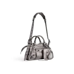 Borsa Neo Cagole Xs Metallizzata  da Donna in Argento