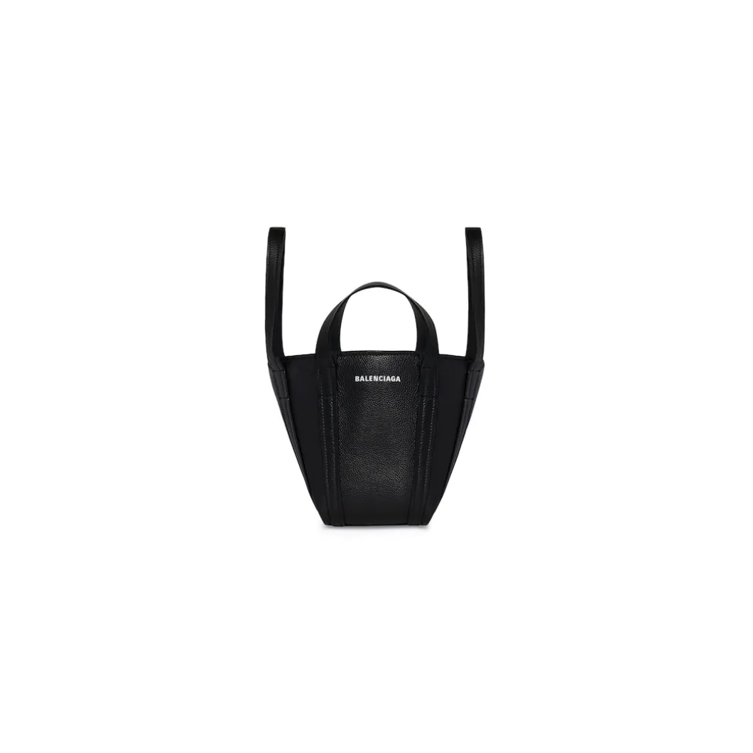 Borsa Tote A Tracolla Everyday Xs North-south In Pelle Di Vitello Granata da Donna in Nero