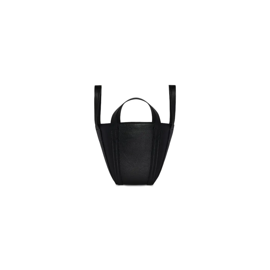 Borsa Tote A Tracolla Everyday Xs North-south In Pelle Di Vitello Granata da Donna in Nero
