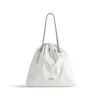Borsa Tote Crush Media da Donna in Bianco