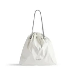 Borsa Tote Crush Media da Donna in Bianco