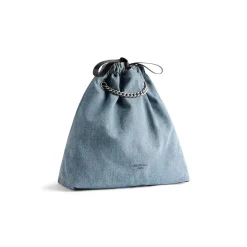 Borsa Tote Crush Media In Denim da Donna in Blu