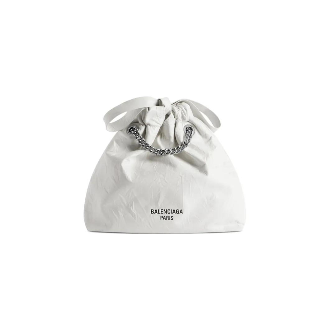 Borsa Tote Crush Xs da Donna in Bianco