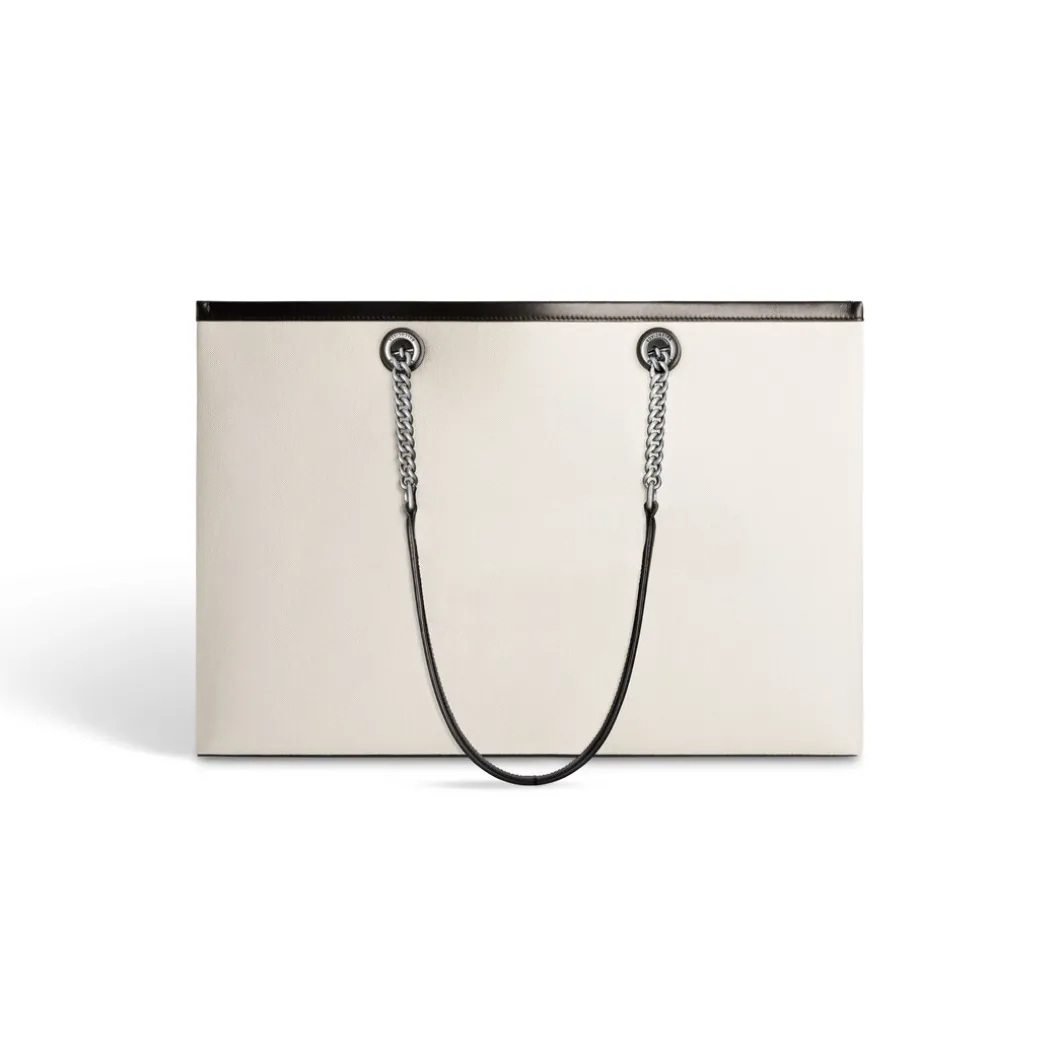 Borsa Tote Duty Free Grande da Donna in Naturale