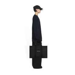 Borsa Tote Hardware Large in Nero
