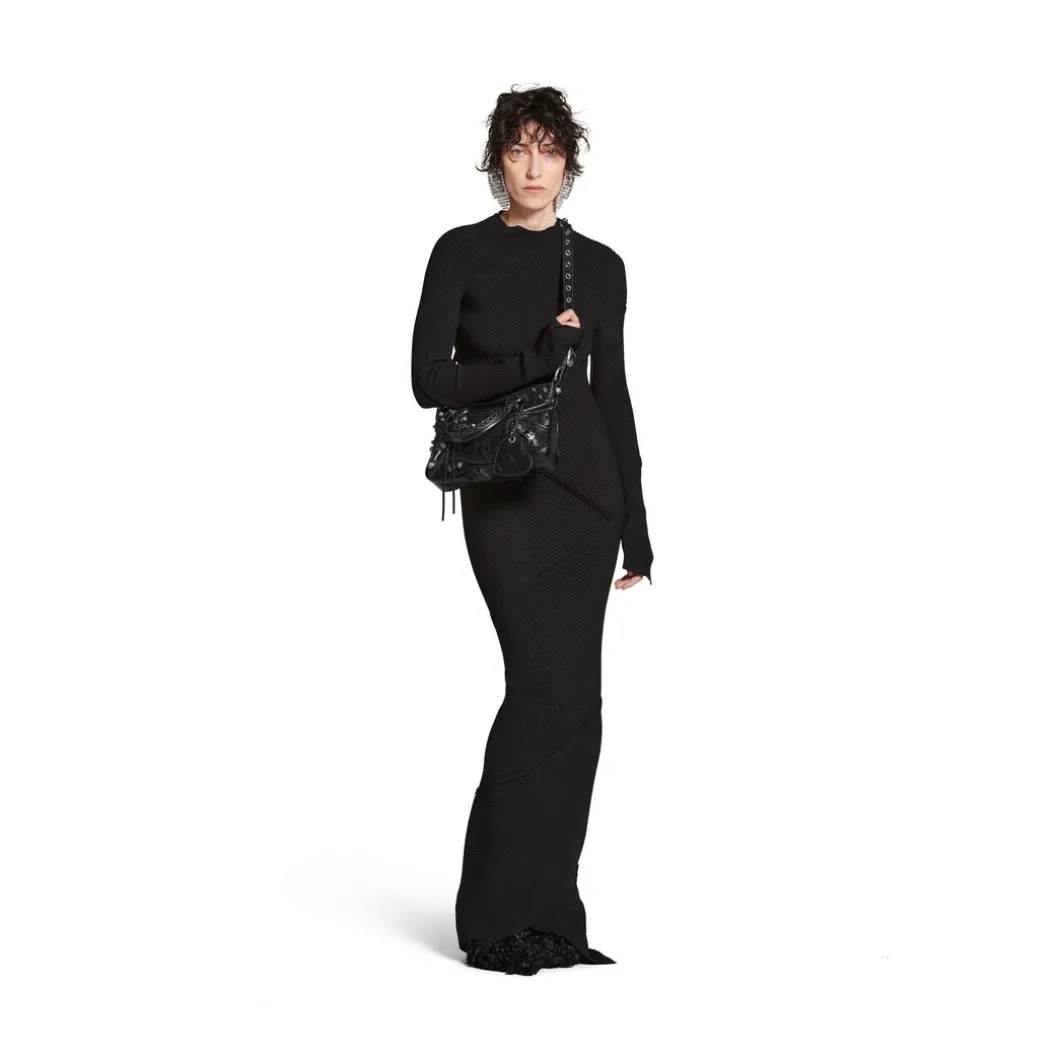 Borsa Tote Neo Cagole Media da Donna in Nero